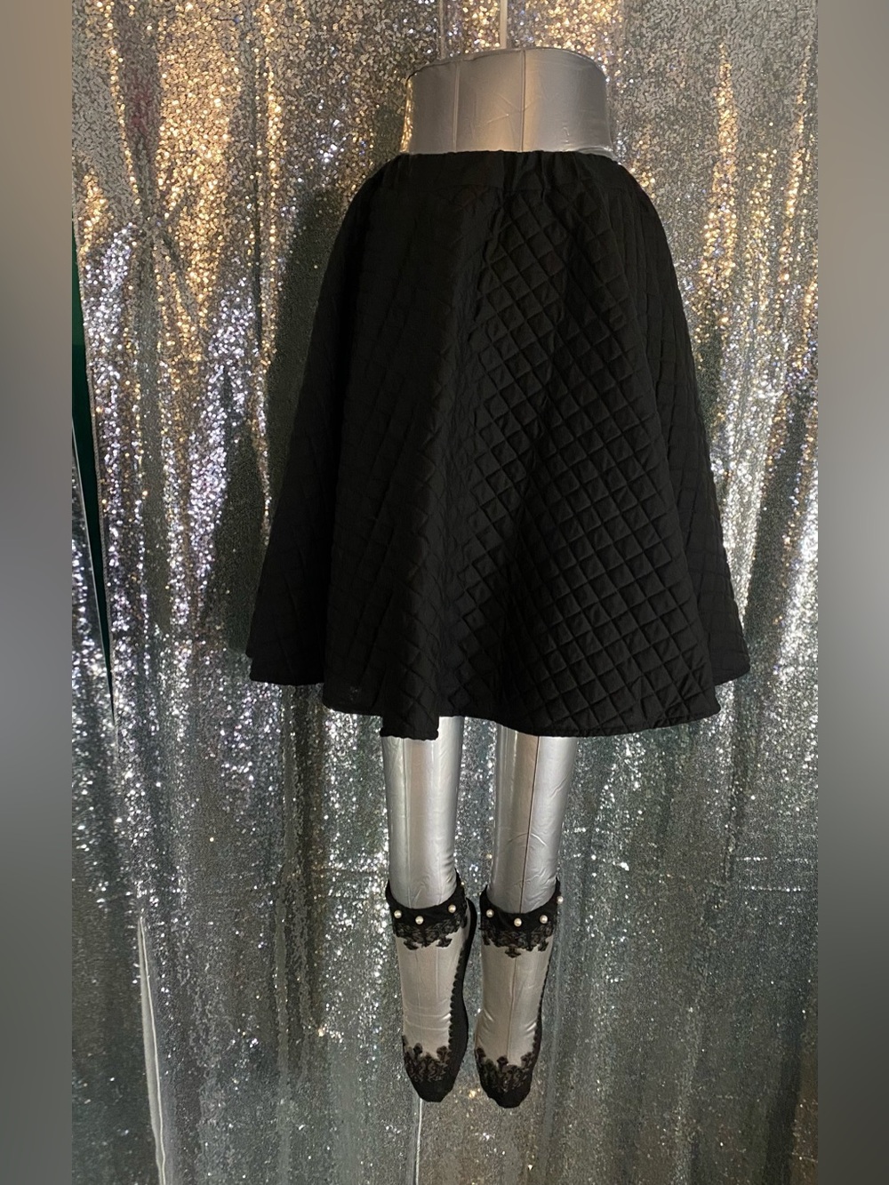 🖤✨AUTHENTIC VINTAGE JERI BEE QUILTED POODLE skirt/rockabilly/goth/vintage swing